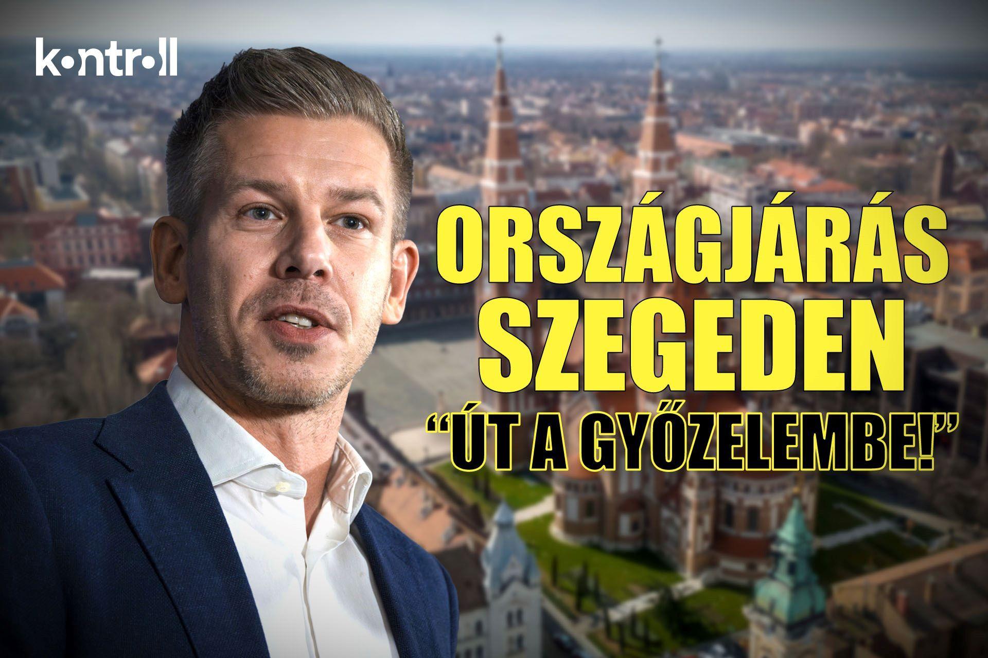 ÉLŐ: Magyar Péter nagygyűlése Szegeden