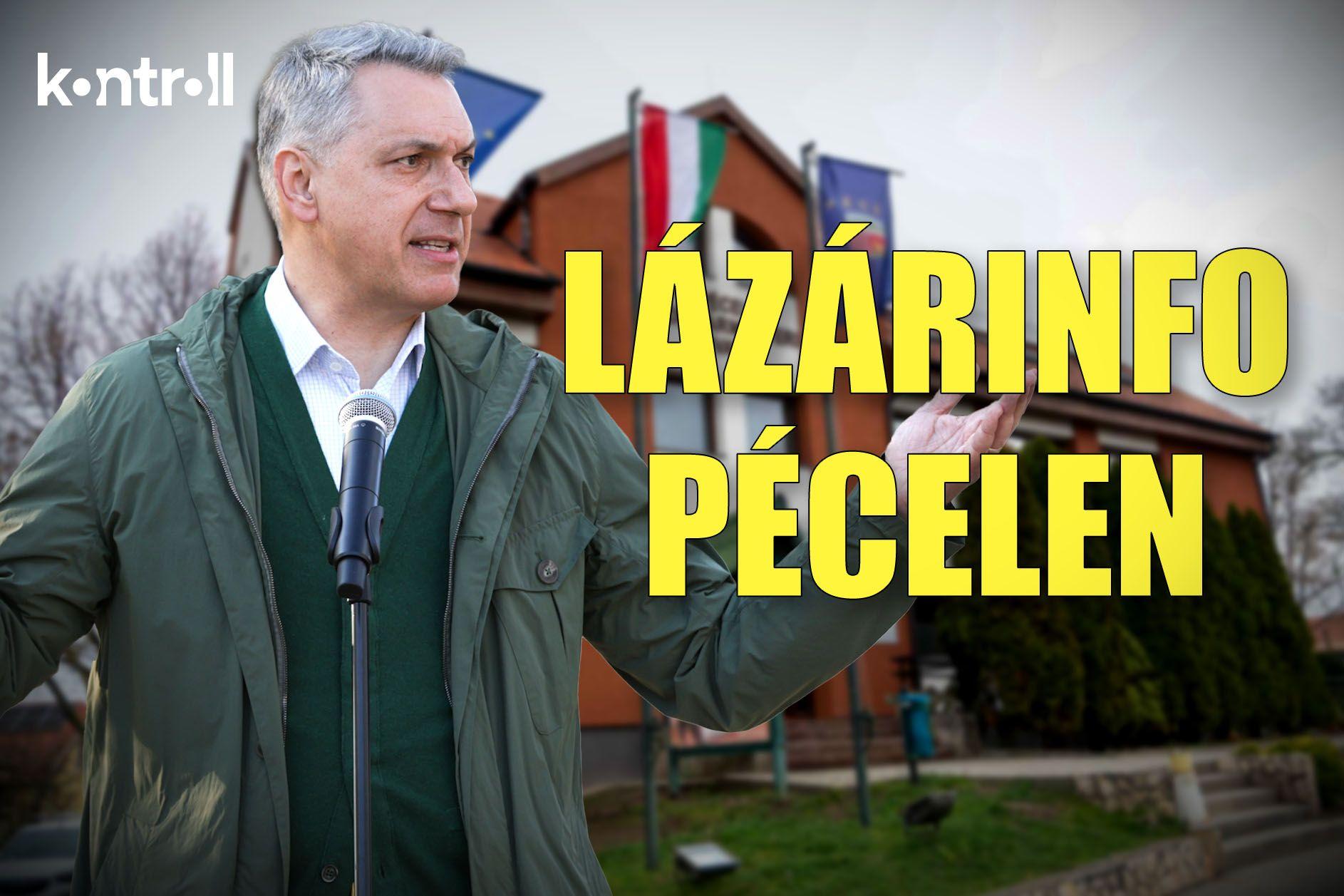 Élő közvetítés: Lázárinfó Pécelen 
