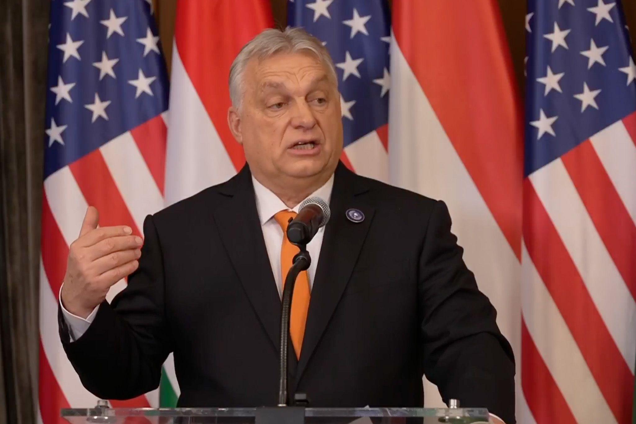 Orbán Viktor Washingtonból: „Magyarországnak nem igaza van, hanem igaza lesz”