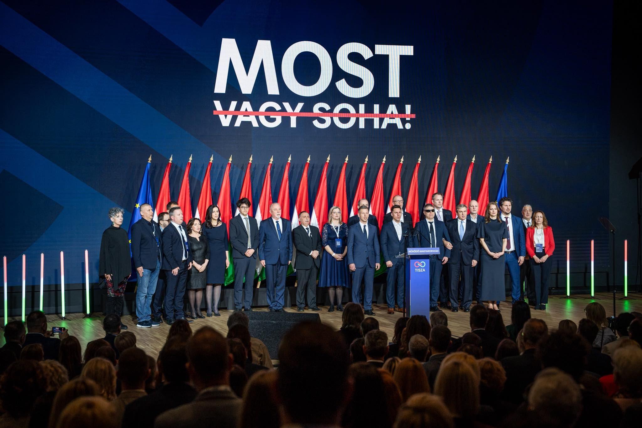 A Tisza Párt leadta országos listáját