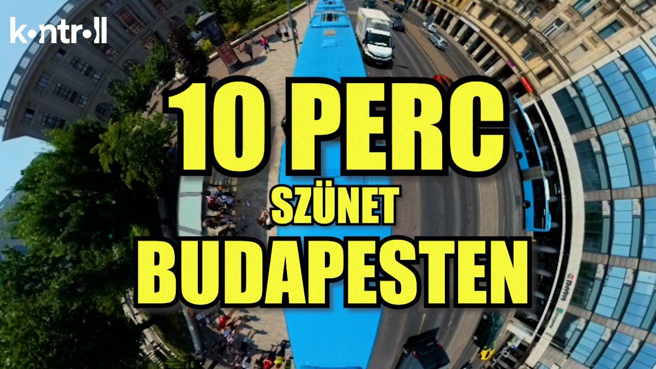 Így állt meg 10 percre a tömegközlekedés Budapesten – Videó