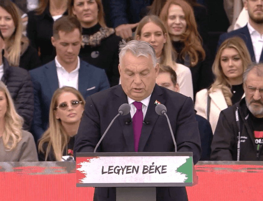 Orbán Viktor: "aki kormányváltást akar, az háborút akar"