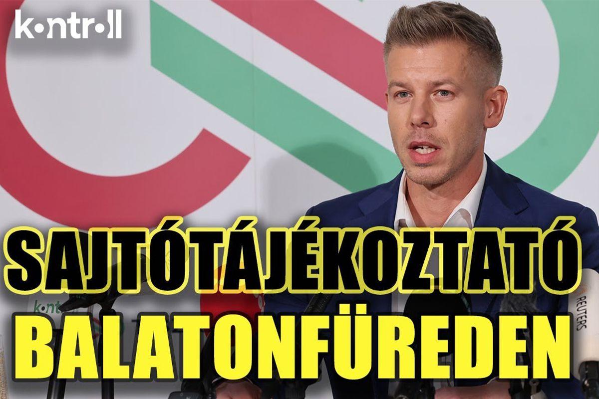 ÉLŐ közvetítés: Magyar Péter Balatonfüreden