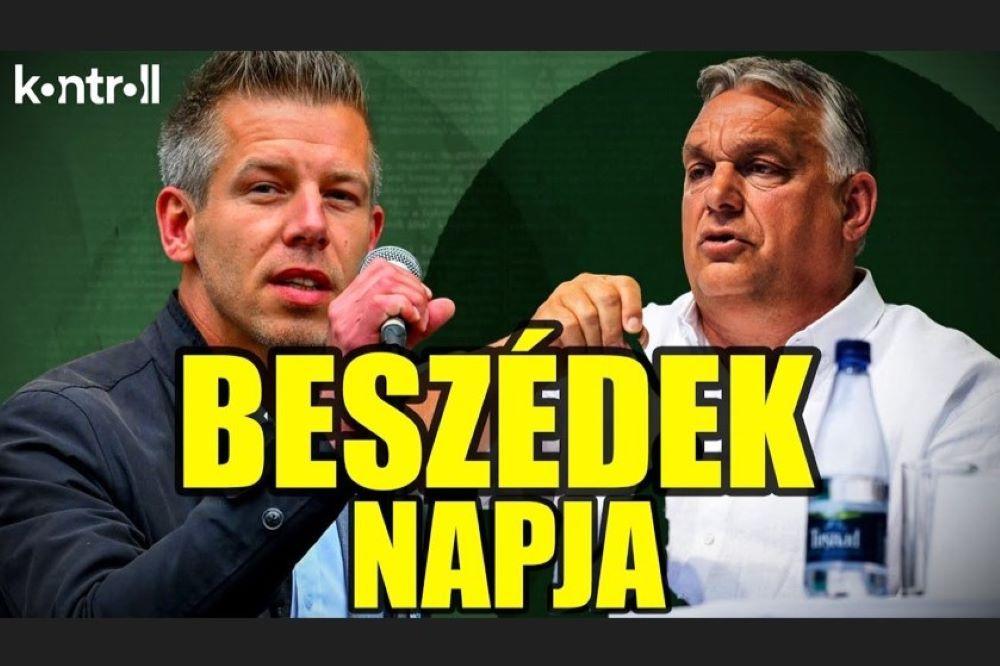 ÉLŐ: Magyar Péter Székesfehérváron, Orbán Viktor Tusványoson tart beszédet