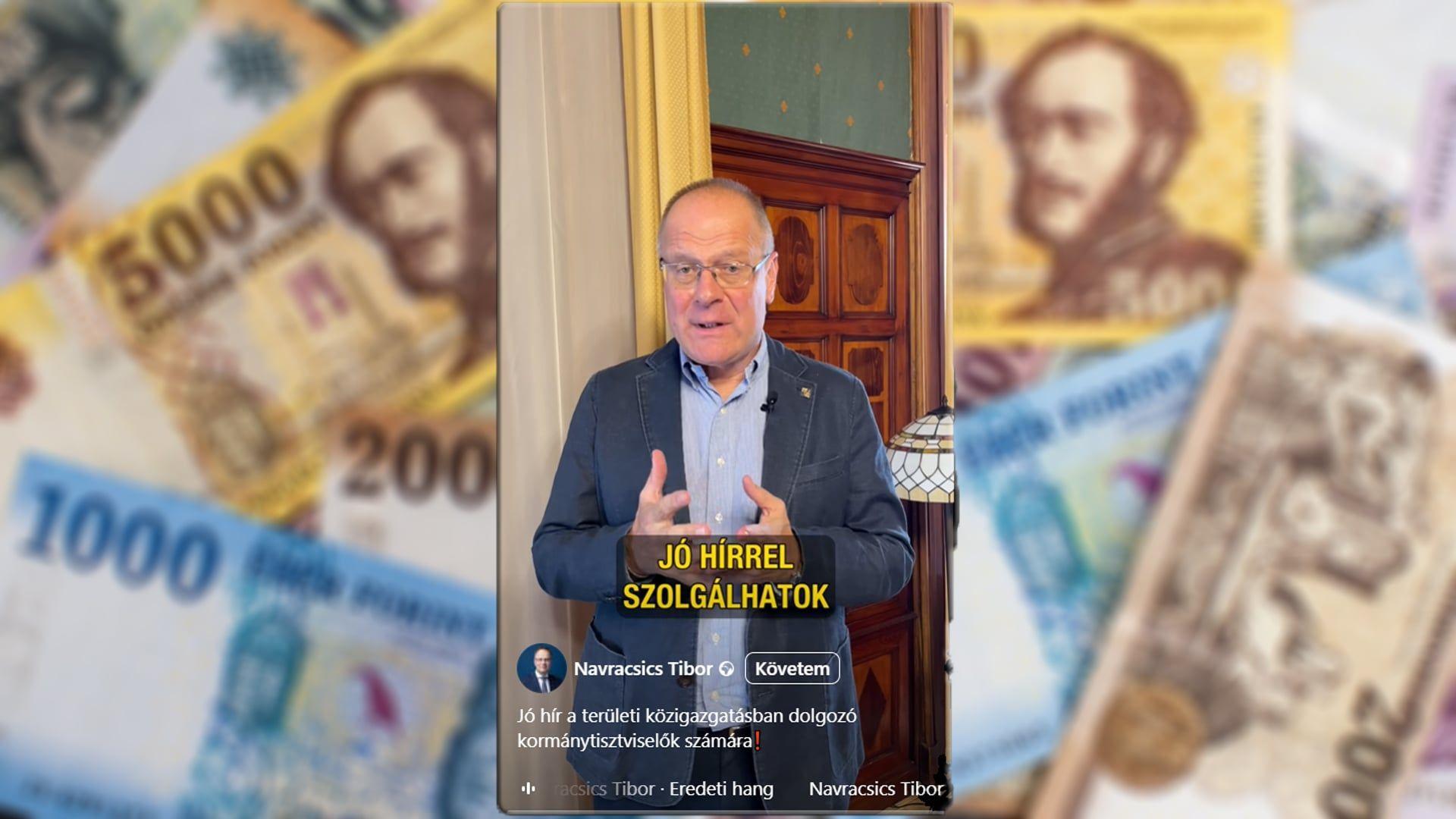 Navracsics Tibor: 2025 szeptemberétől 15 százalékkal emelkedik a területi kormánytisztviselők bére