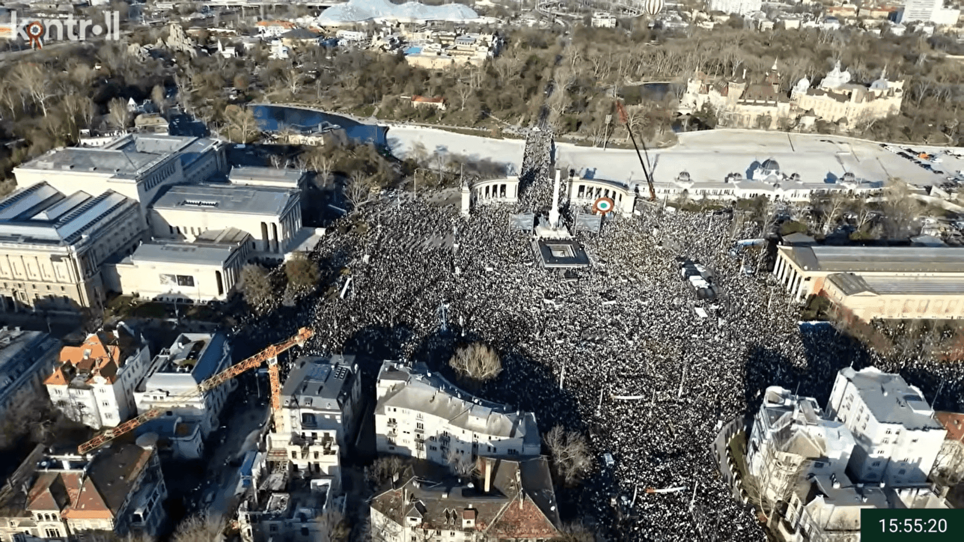 Háromszor annyian hallgathatták Magyart, mint Orbánt egy objektív tömegbecslés szerint