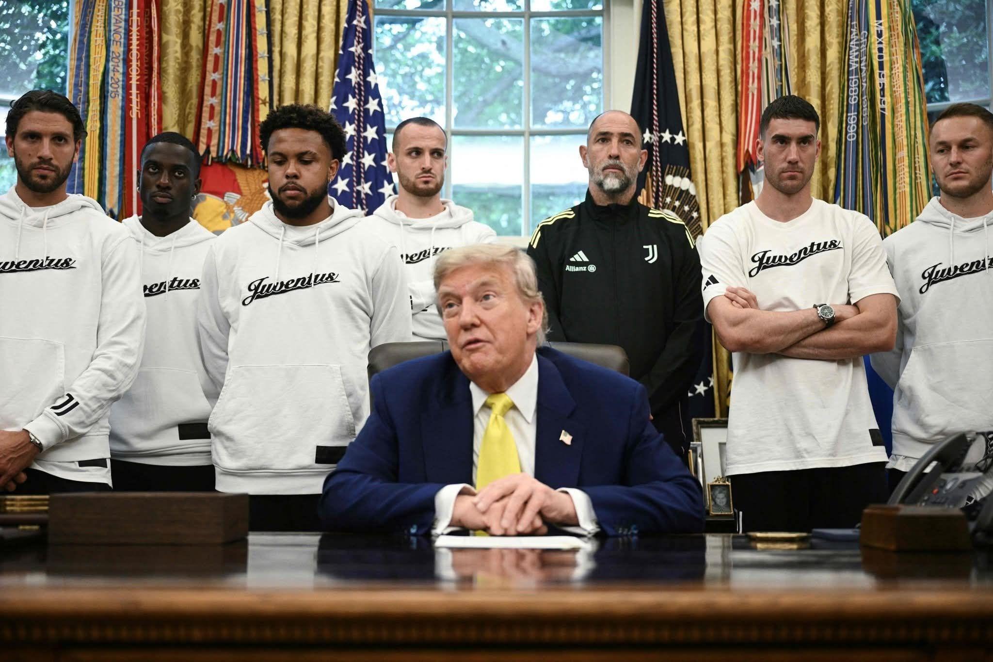 Trump bizarr kérdésére nem volt válaszuk a Juventus játékosainak