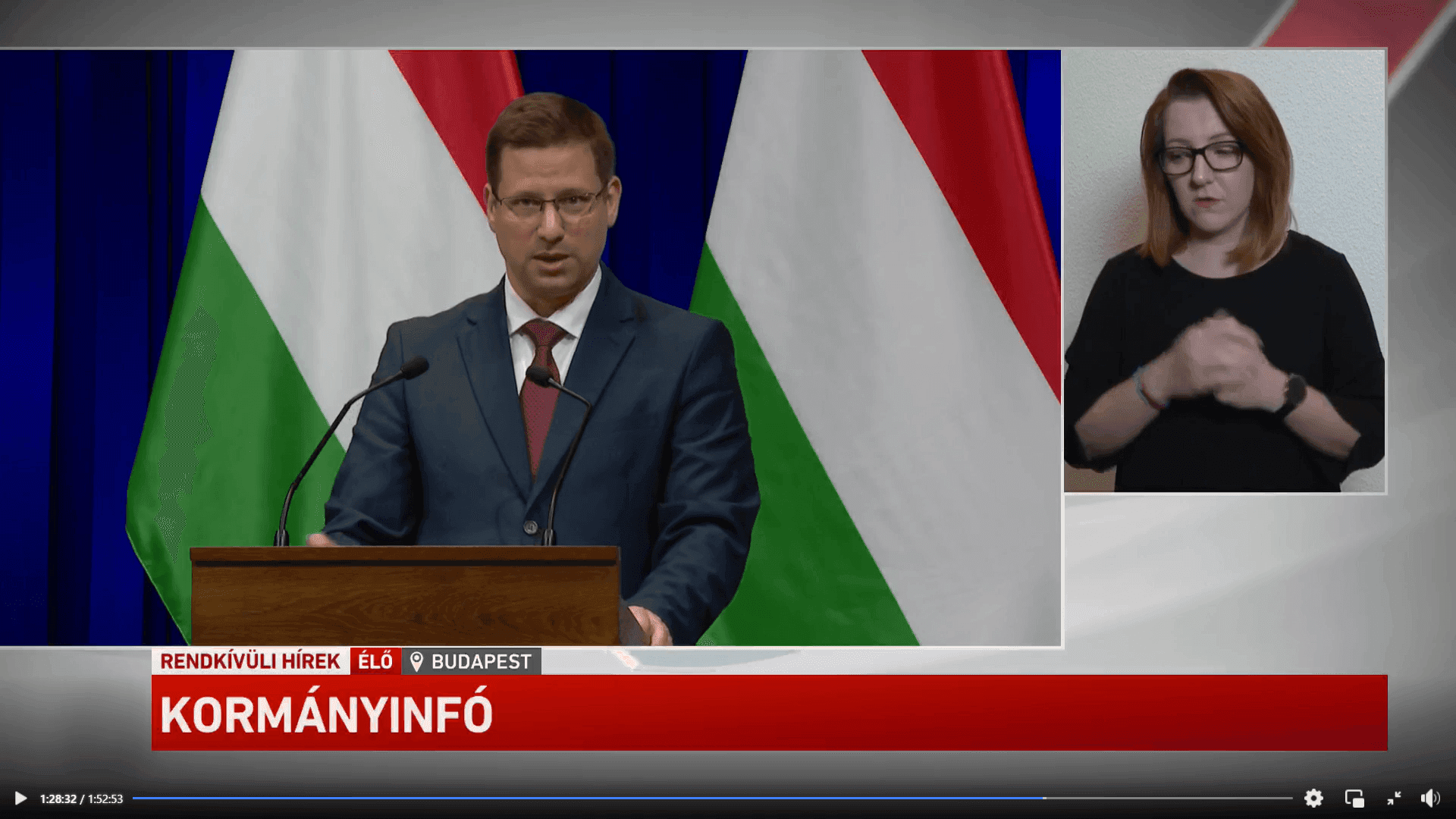 Magyar Péter szerint Gulyás kijelentésével összeomlott a kormány békepropagandája 