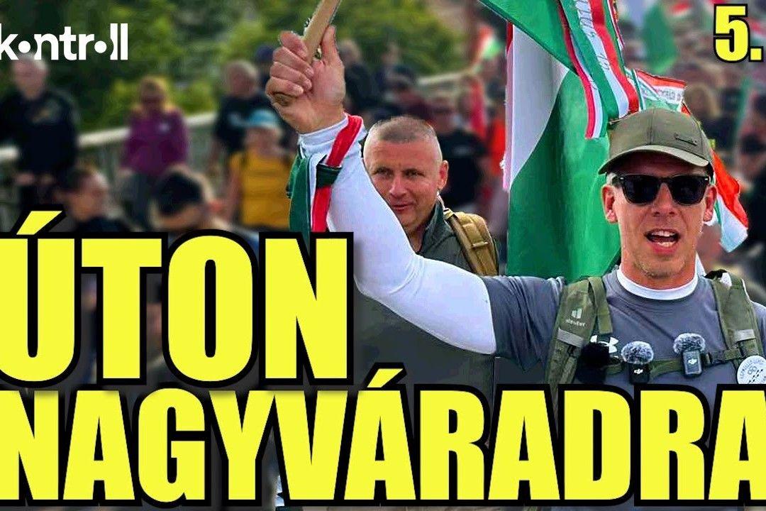 Hatalmas tömeg vonul együtt Magyar Péterrel a nemzeti összefogásért