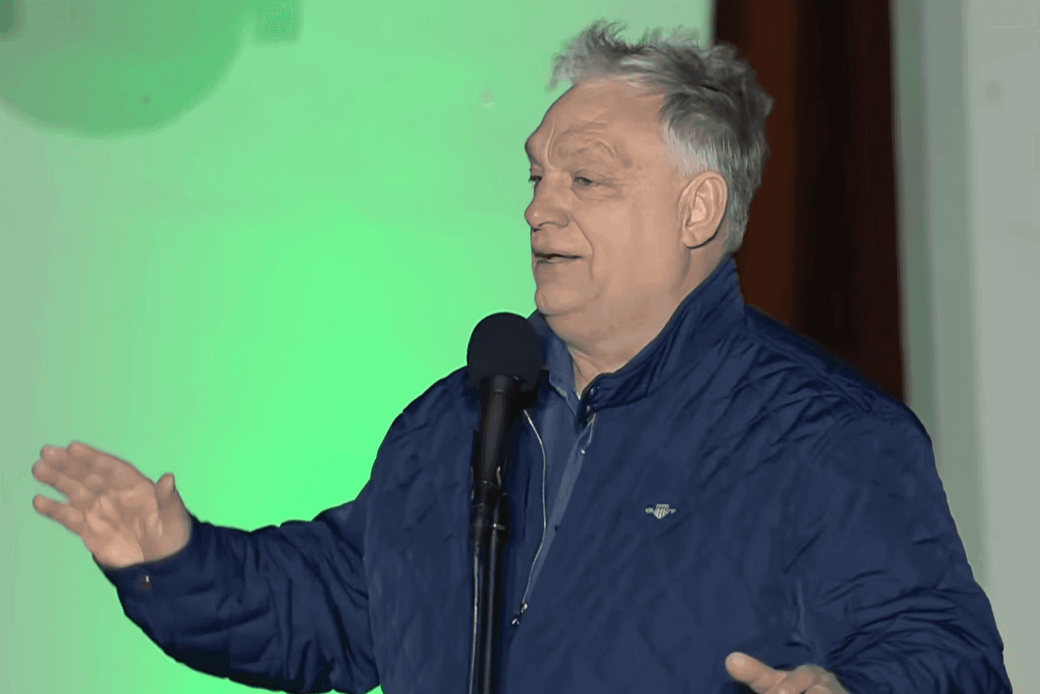 Orbán Szombathelyen is többet foglalkozott az ellentüntetőkkel, mint a sajátjaival 