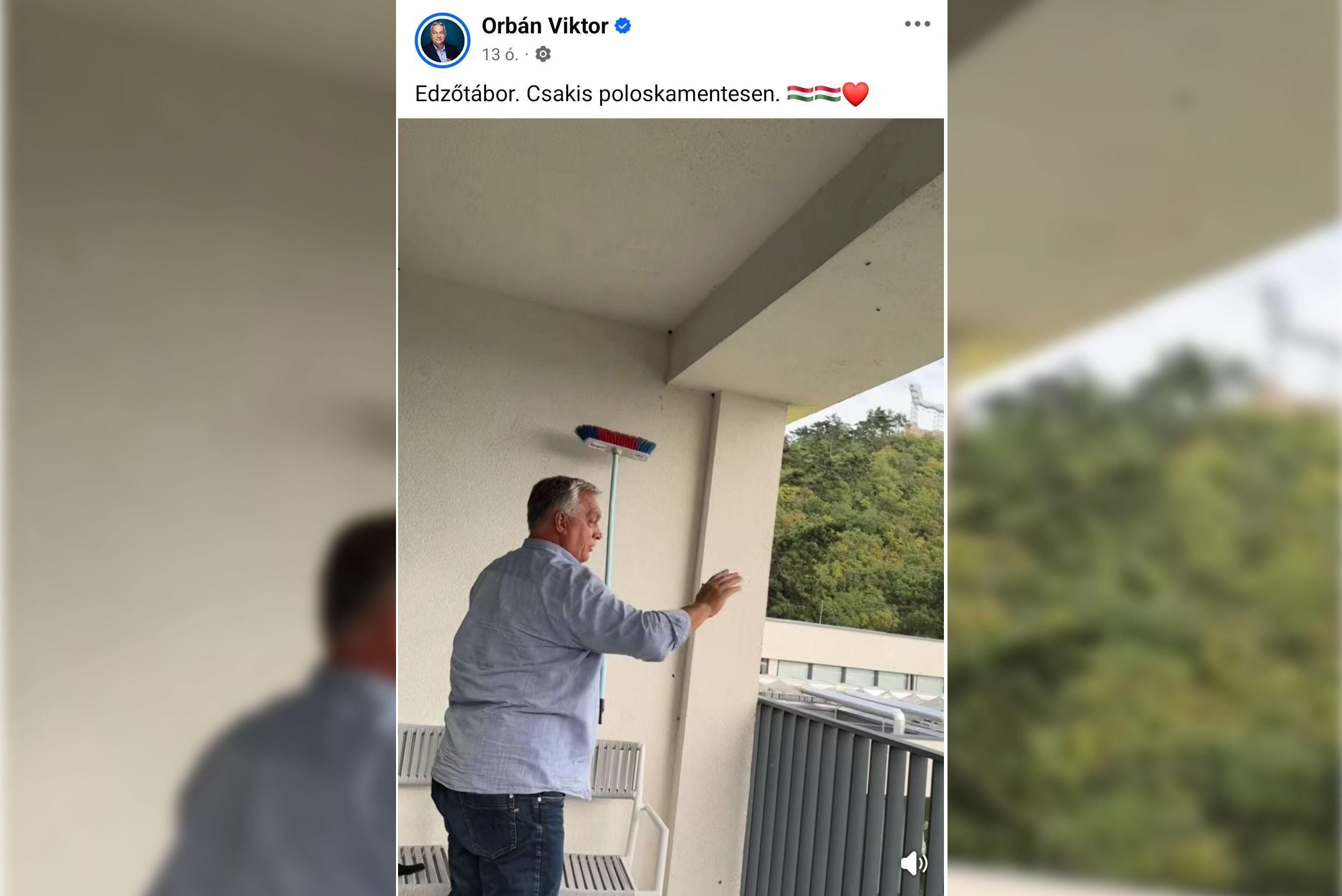 Orbán Viktor ismét poloskázott egyet, ürügyet is talált rá