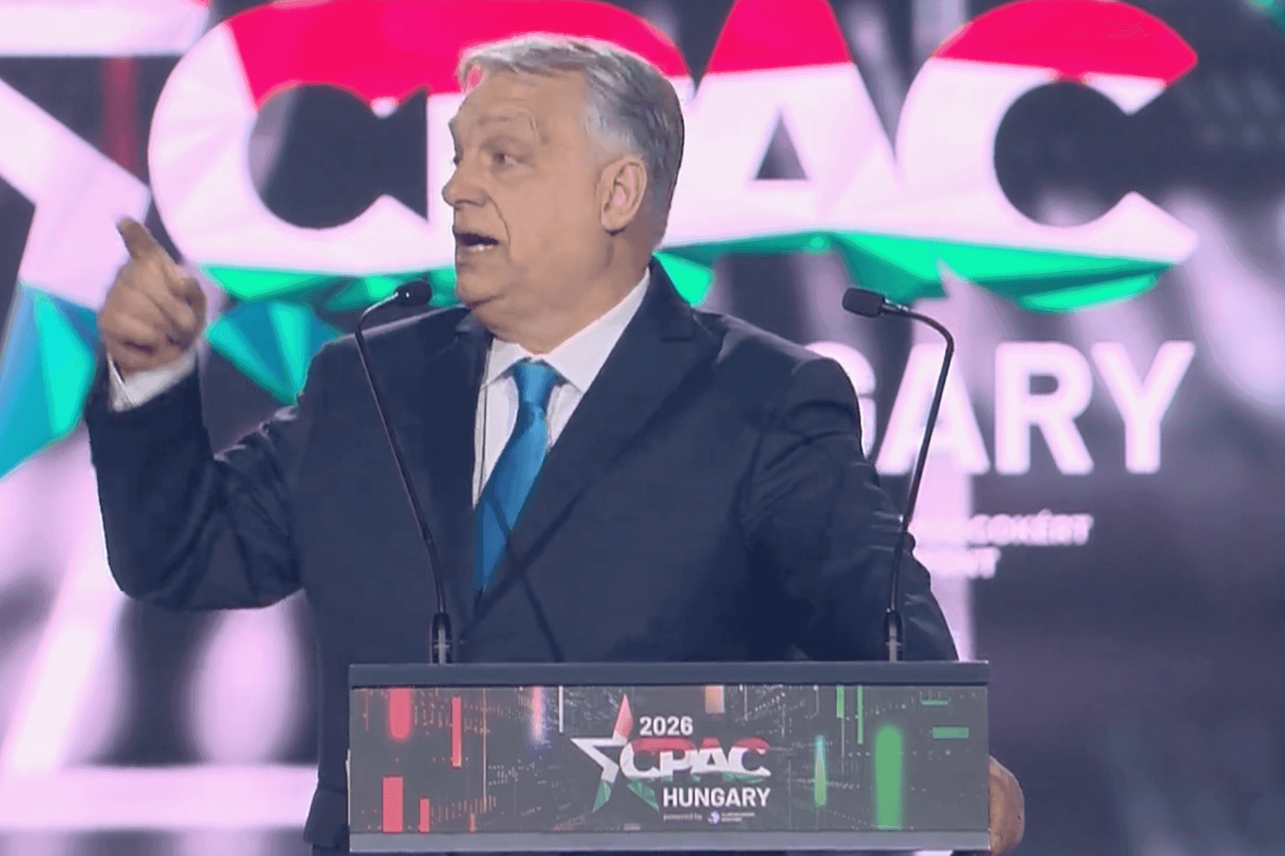 Orbán a CPAC-en már megint csak egy választási győzelemre van Brüsszel elfoglalásától