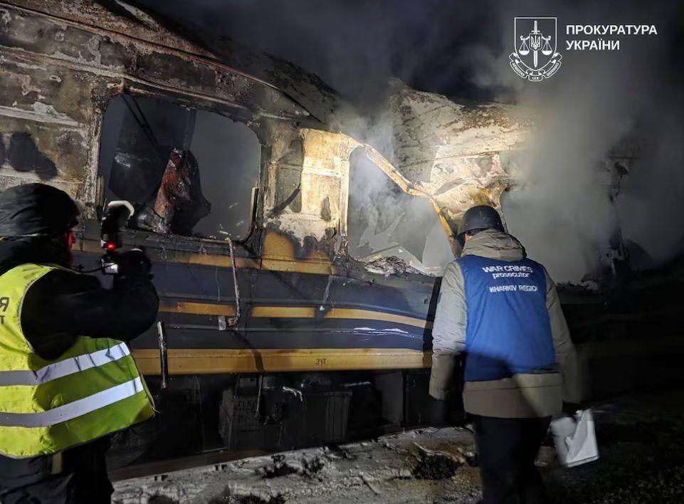 Kárpátaljáról indult személyvonatot ért orosz dróntámadás