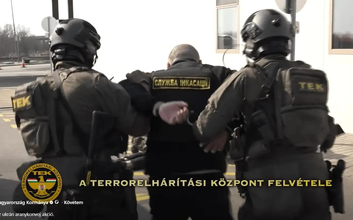 Nyomozás indult a TEK-nél fogva tartott ukrán pénzszállítók ügyében